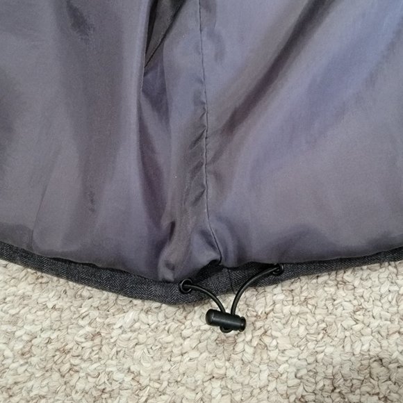 Dockers Men's Black Hooded Lined Winter Jacket Size M - Picture 13 of 14